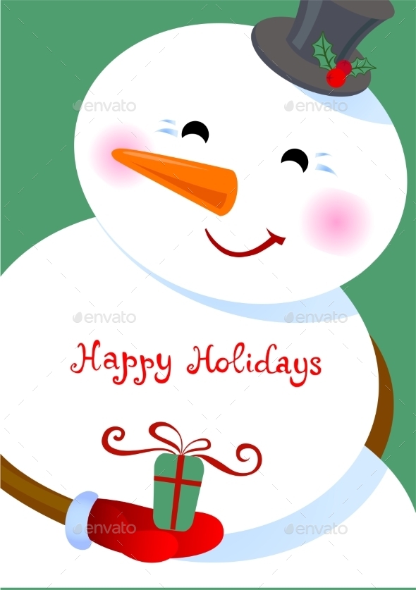 Happy Holidays Greetings (Christmas)