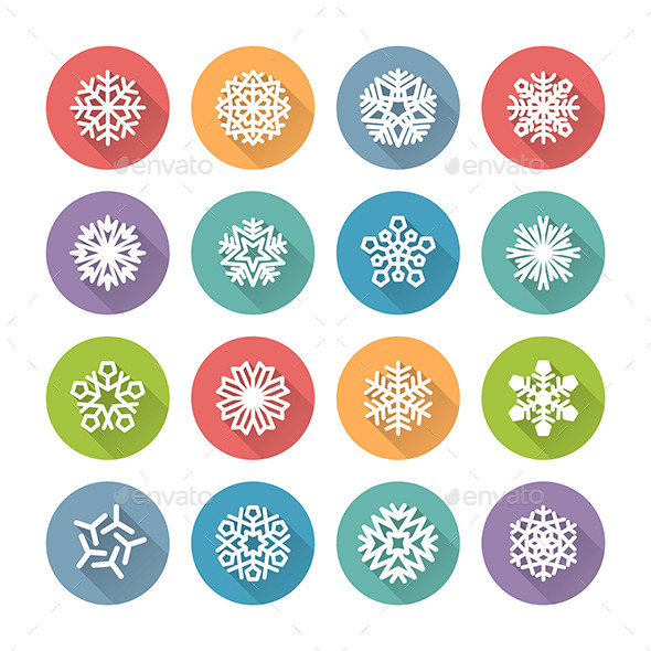 GraphicRiver Snowflake Icons 9449029 GraphicRiver Snowflake Icons 9449029