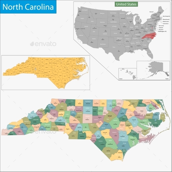 North Carolina Map (Travel)