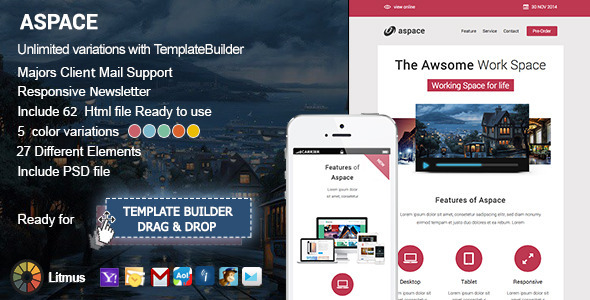 ThemeForest Aspace Responsive Email & Template Builder 9477454 ThemeForest Aspace Responsive Email & Template Builder 9477454