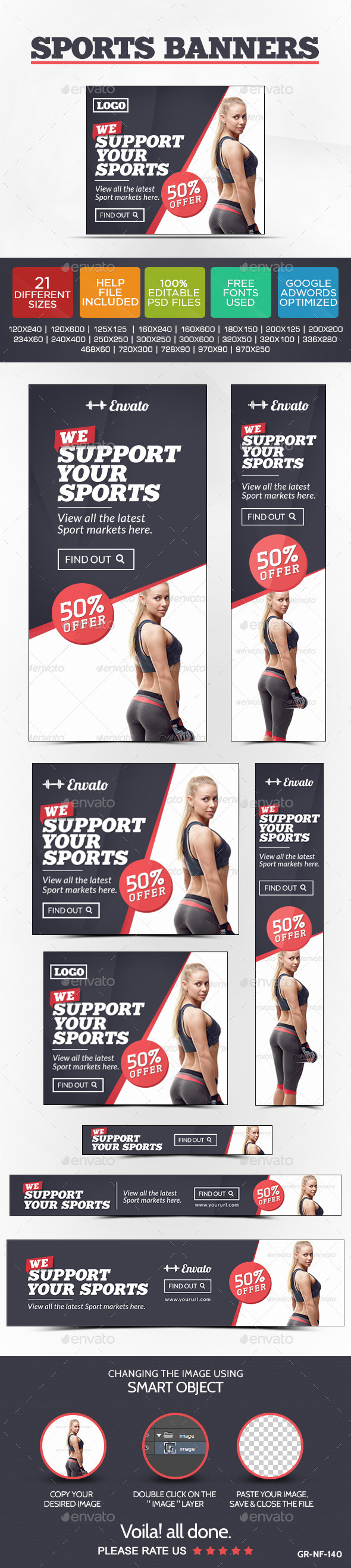 GraphicRiver Sports Store Banners 9481922 GraphicRiver Sports Store Banners 9481922