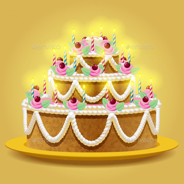GraphicRiver Birthday Cake 9482226 GraphicRiver Birthday Cake 9482226