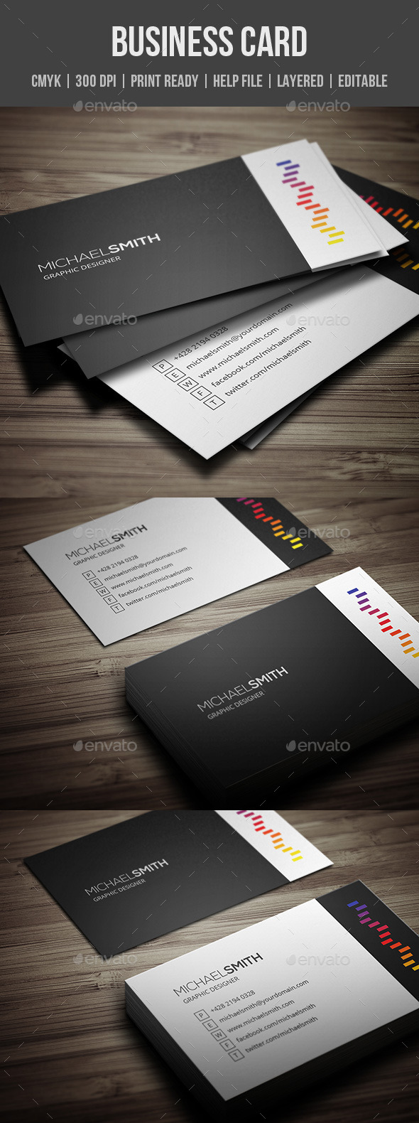 GraphicRiver Simple Personal Business Card 9482268 GraphicRiver Simple Personal Business Card 9482268