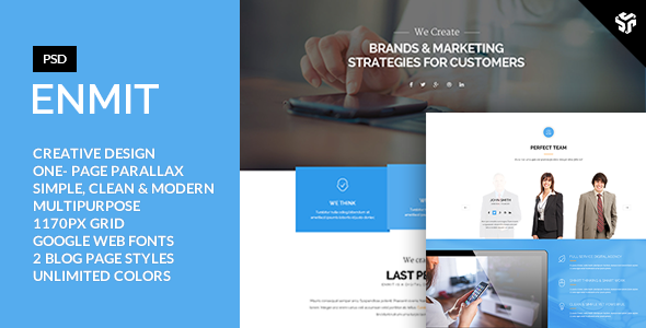 ThemeForest ENMIT One Page MultiPurpose Parallax 9315790 ThemeForest ENMIT One Page MultiPurpose Parallax 9315790