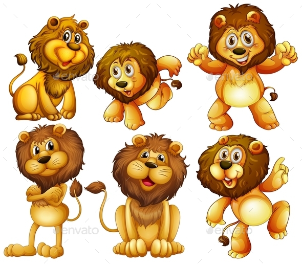 Lion Set (Animals)