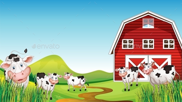 Dairy Farm Set (Buildings)