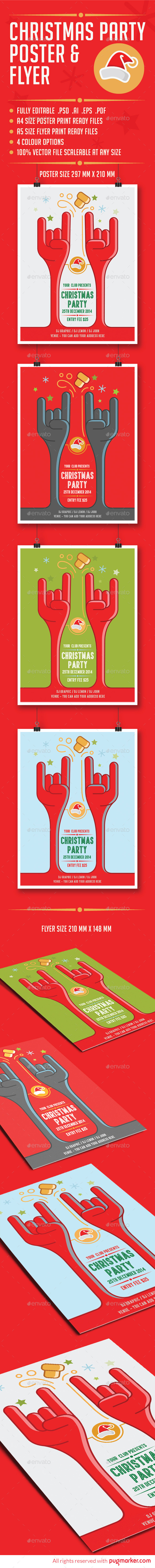 GraphicRiver Christmas Party Invitation Poster & Flyer 9485503 GraphicRiver Christmas Party Invitation Poster & Flyer 9485503