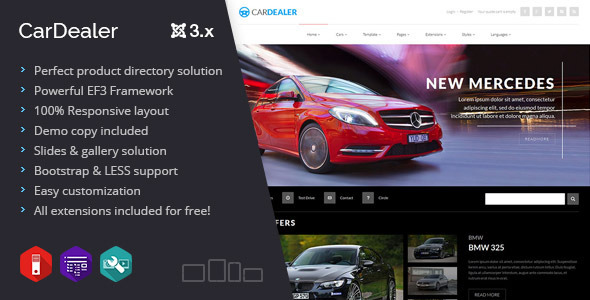 Car Dealer - multipurpose product directory - Business Corporate