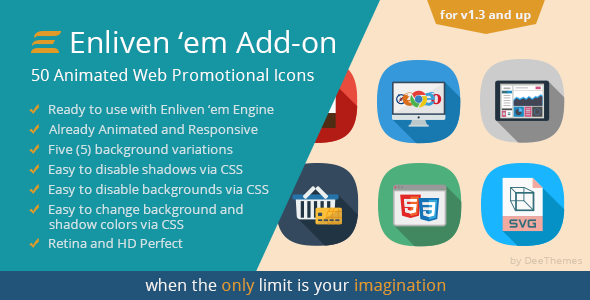 Enliven' em Premium Add-on: Web Promotional Icons - CodeCanyon Item for Sale