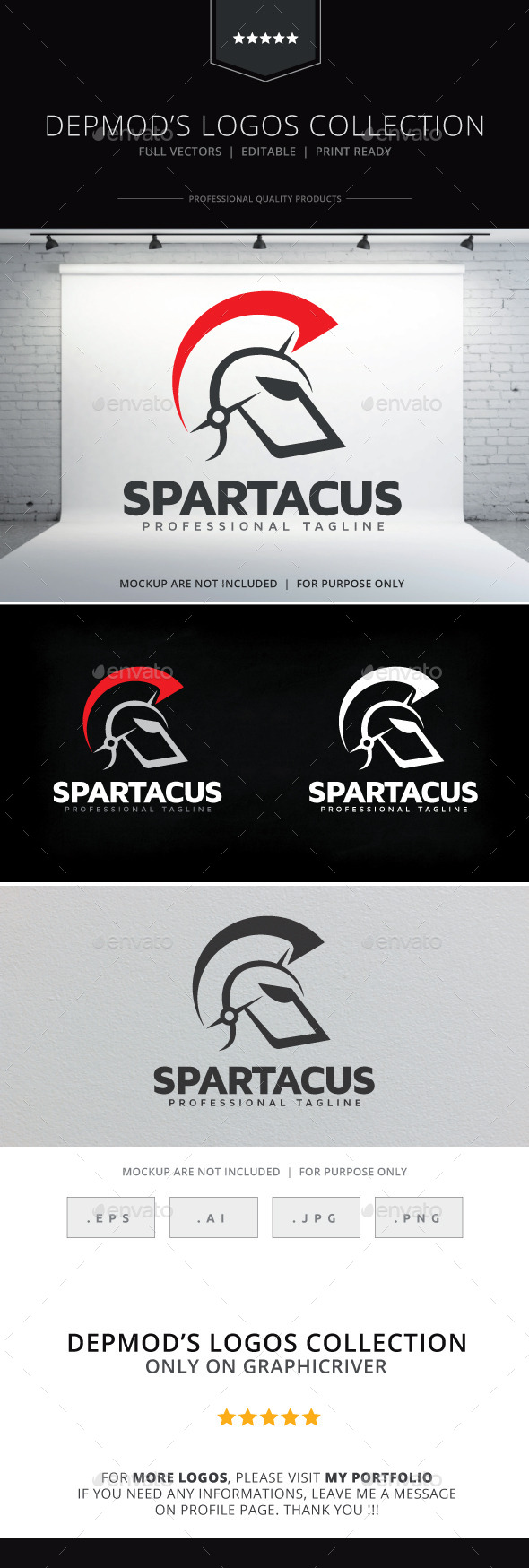 GraphicRiver Spartacus Logo 9487817 GraphicRiver Spartacus Logo 9487817