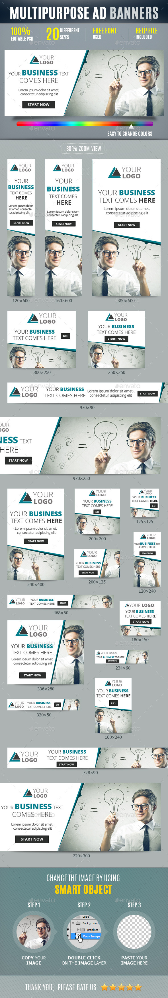 GraphicRiver Multi Purpose Banners 9440417 GraphicRiver Multi Purpose Banners 9440417