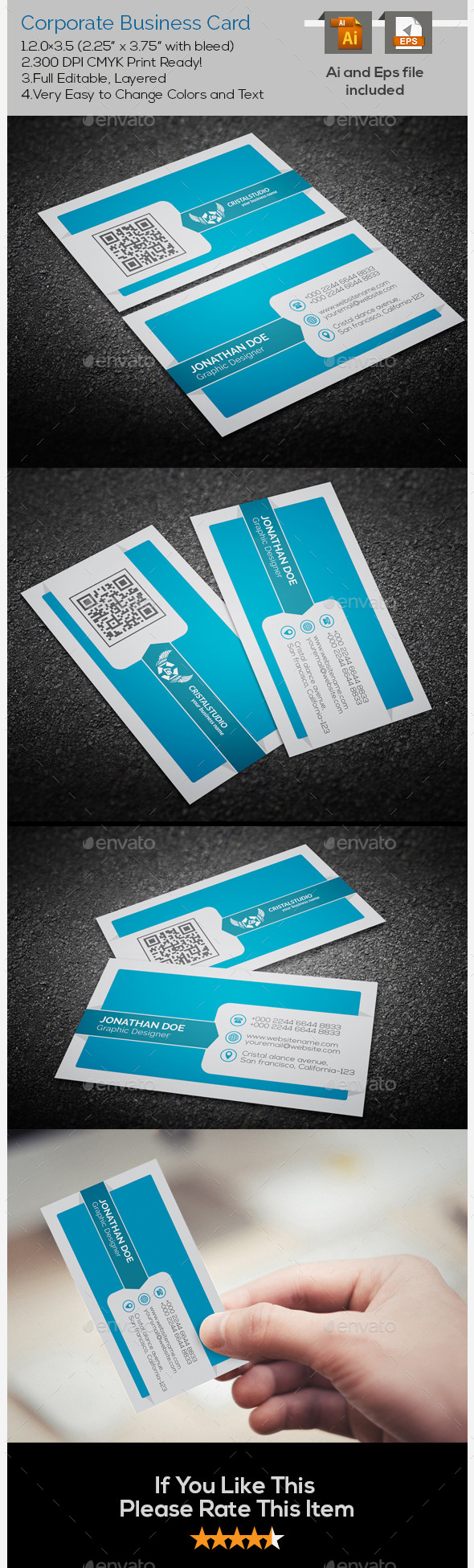 GraphicRiver Corporate Business Card 9491144 GraphicRiver Corporate Business Card 9491144