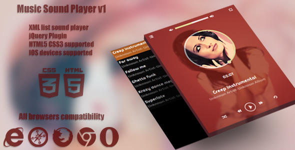 CodeCanyon Music player XML List jQuery Plugin 9491377 CodeCanyon Music player XML List jQuery Plugin 9491377