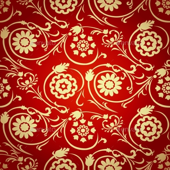 GraphicRiver Decorative Seamless Pattern in Ottoman Motif 9491735 GraphicRiver Decorative Seamless Pattern in Ottoman Motif 9491735