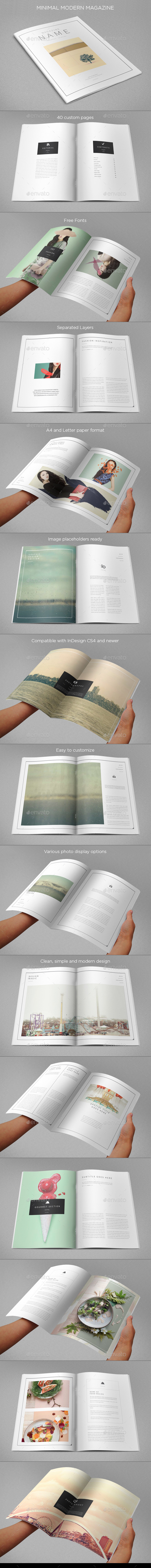 GraphicRiver Minimal Modern Magazine 9491836 GraphicRiver Minimal Modern Magazine 9491836