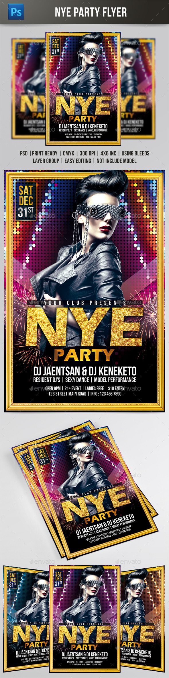 GraphicRiver NYE Party Flyer 9492397 GraphicRiver NYE Party Flyer 9492397