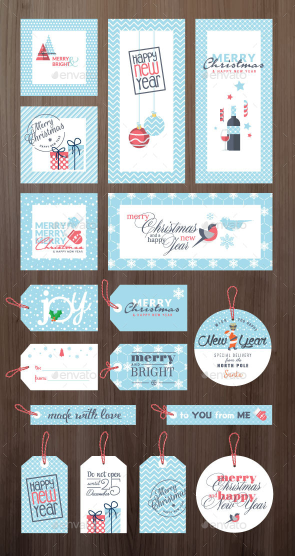 GraphicRiver Christmas and New Year Greeting Cards and Tags 9493104 GraphicRiver Christmas and New Year Greeting Cards and Tags 9493104