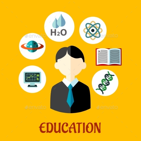 GraphicRiver Education Flat Infographics Template 9493453 GraphicRiver Education Flat Infographics Template 9493453