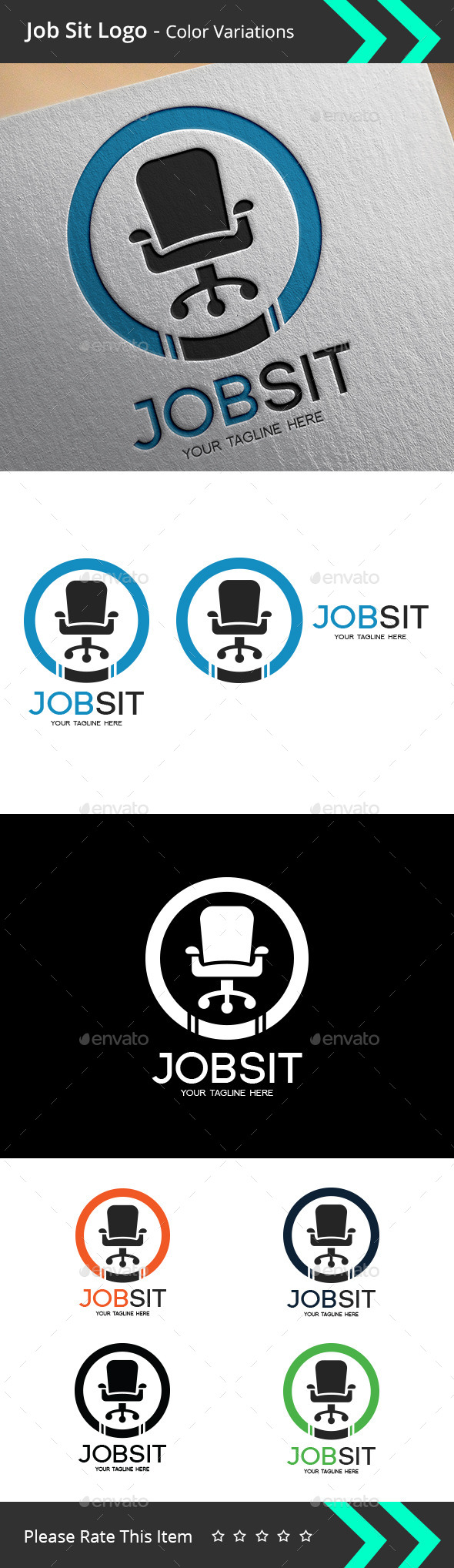 GraphicRiver Job Sit Logo 9493968 GraphicRiver Job Sit Logo 9493968