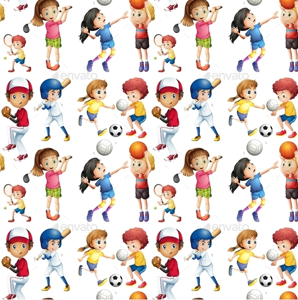 GraphicRiver Seamless Sport 9495608 GraphicRiver Seamless Sport 9495608