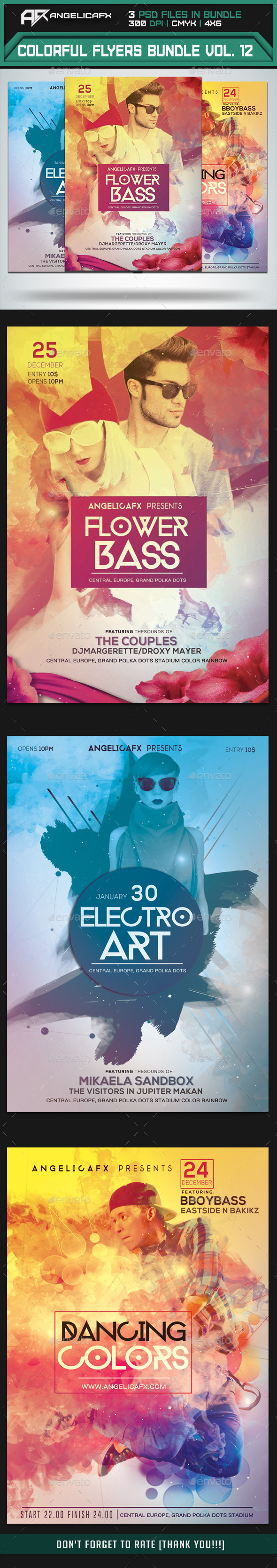 GraphicRiver Colorful Flyers Bundle Vol 12 9496611 GraphicRiver Colorful Flyers Bundle Vol 12 9496611