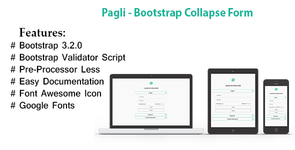 CodeCanyon Pagli Bootstrap Collapse Form 8851118 CodeCanyon Pagli Bootstrap Collapse Form 8851118
