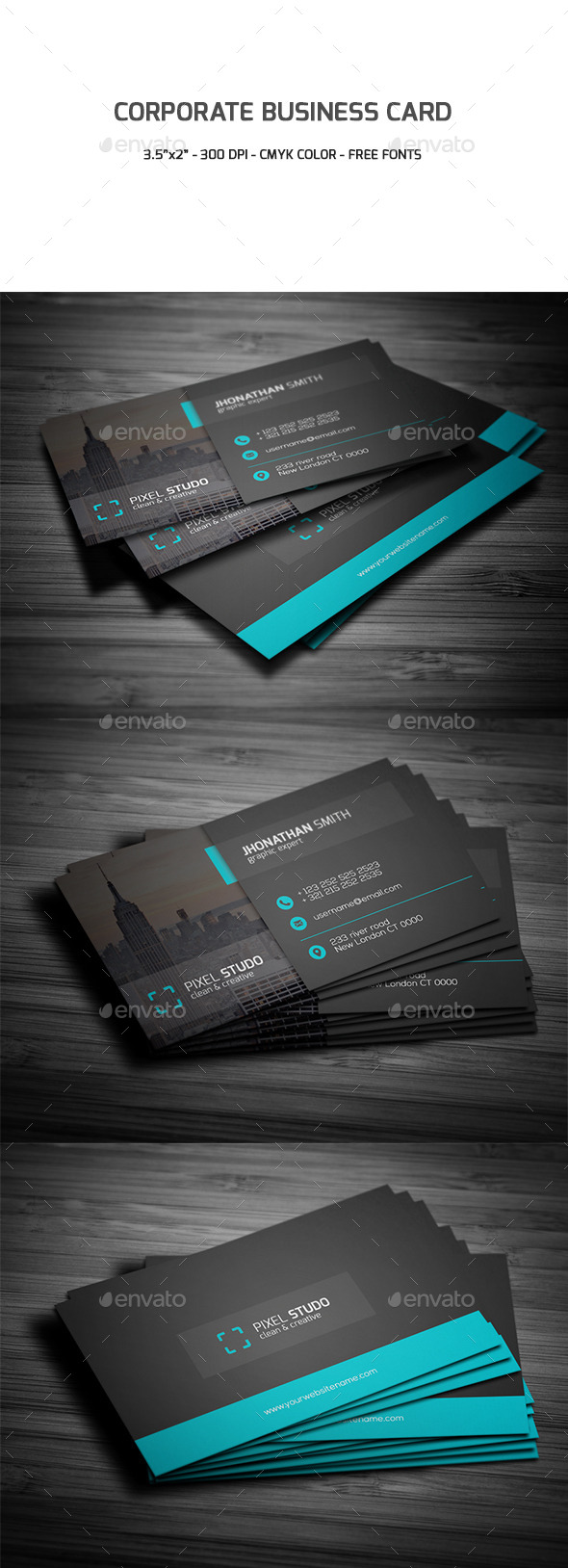 GraphicRiver Corporate Business Card 9497645 GraphicRiver Corporate Business Card 9497645