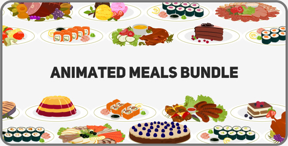 Animated Meals Bundle Animated Meals Bundle