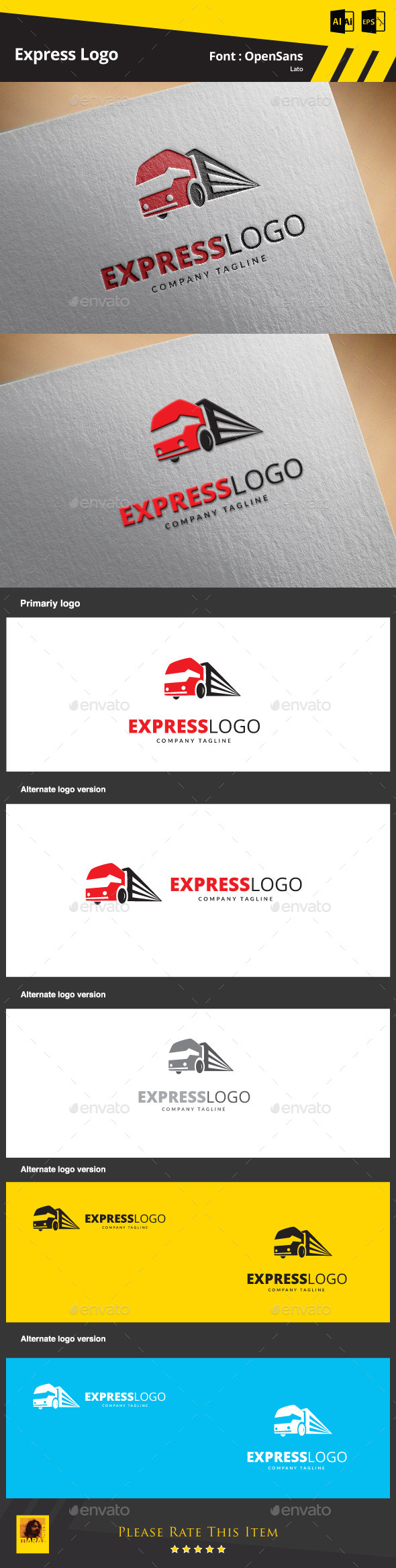 GraphicRiver Express Logo Template 9498504 GraphicRiver Express Logo Template 9498504