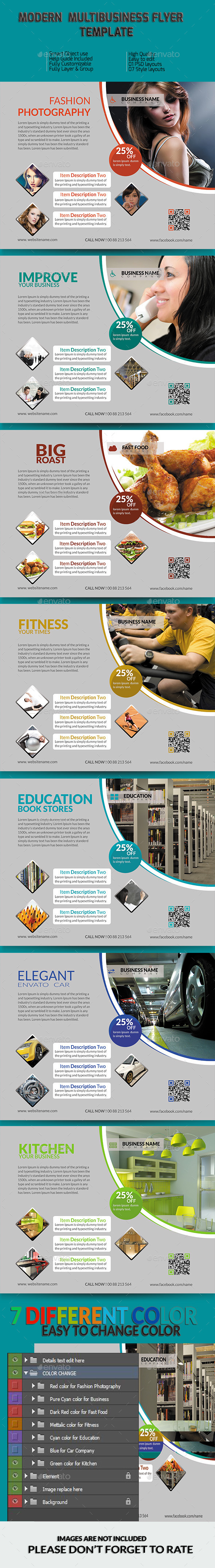 GraphicRiver Modern MultiBusiness Flyer Template 9499370 GraphicRiver Modern MultiBusiness Flyer Template 9499370