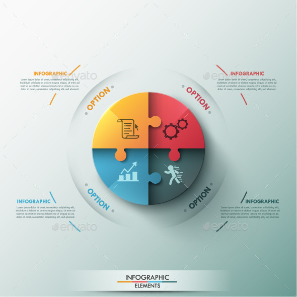 GraphicRiver Modern Infographic Puzzle Template 9499567 GraphicRiver Modern Infographic Puzzle Template 9499567