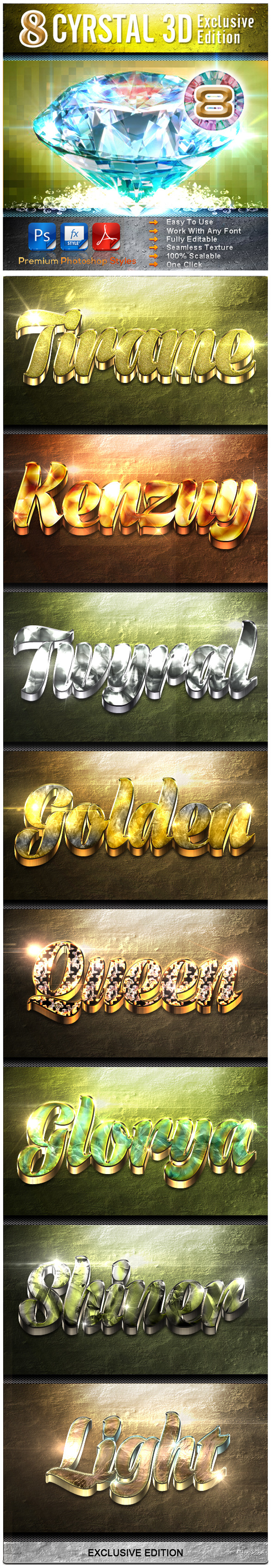 GraphicRiver 8 Cyrstal 3D Exclusive Edition Vol.8 9502239 GraphicRiver 8 Cyrstal 3D Exclusive Edition Vol.8 9502239