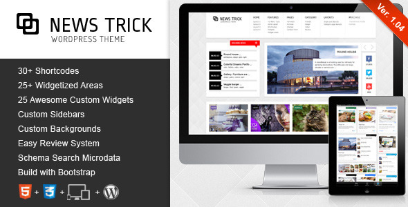 NewsTrick Responsive WordPress Magazine Blog NewsTrick Responsive WordPress Magazine Blog