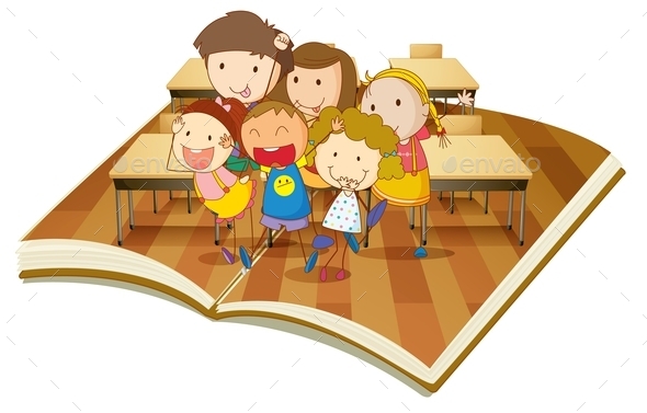GraphicRiver Kids in Classroom 9502959 GraphicRiver Kids in Classroom 9502959