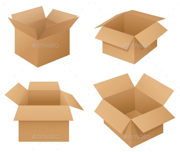 GraphicRiver Cardboard Boxes 9502974 GraphicRiver Cardboard Boxes 9502974