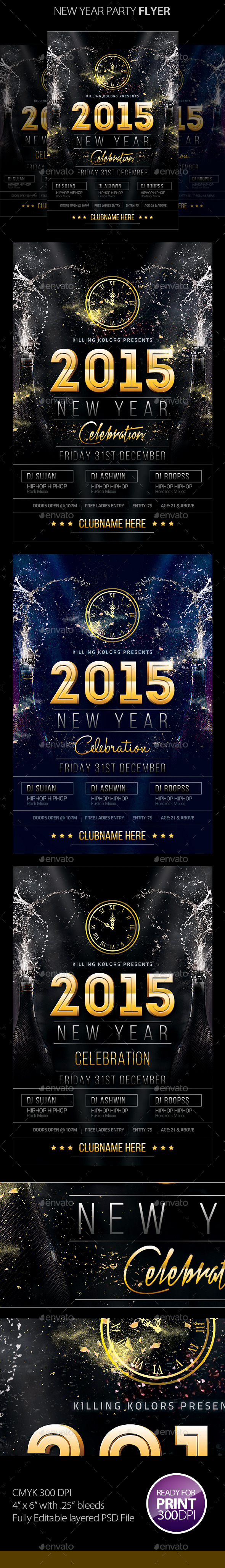 GraphicRiver New Year Party Flyer 9503050 GraphicRiver New Year Party Flyer 9503050