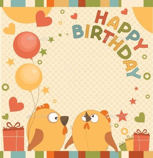 GraphicRiver Birthday Card 9503397 GraphicRiver Birthday Card 9503397