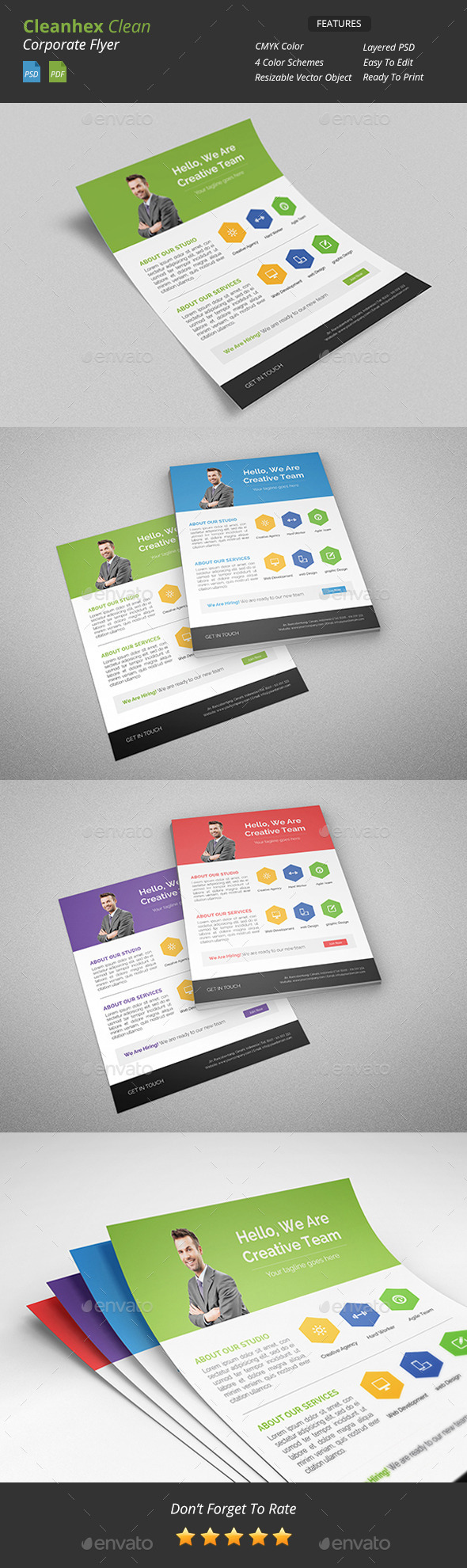 GraphicRiver Cleanhex Clean Corporate Flyer 9503767 GraphicRiver Cleanhex Clean Corporate Flyer 9503767