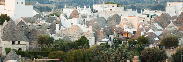 Trulli, the typical old houses in Alberobello. (Misc) Photo Download