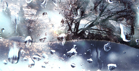 Snow Drops On Winter Window 01 Snow Drops On Winter Window 01