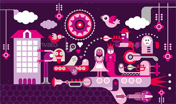 GraphicRiver Summer Night 9509145 GraphicRiver Summer Night 9509145