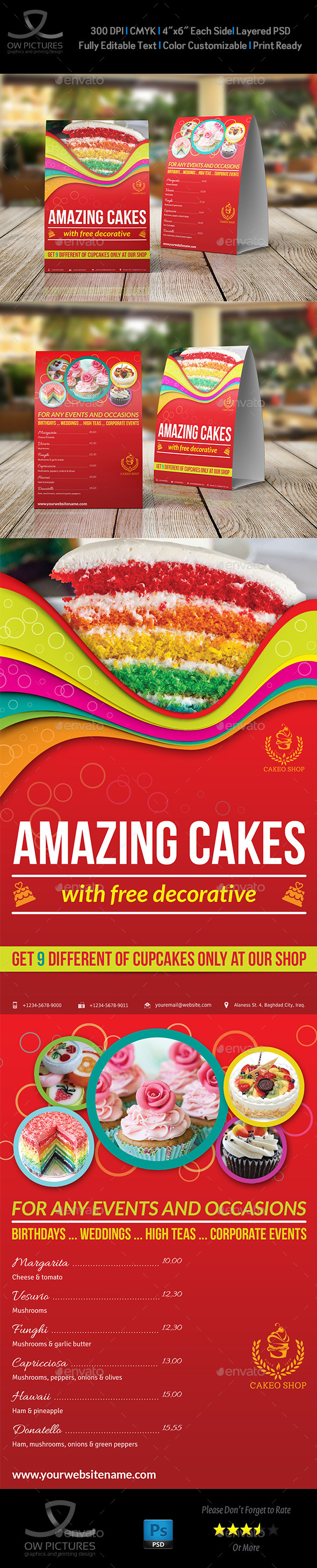 GraphicRiver Cafe and Restaurant Table Tent Vol.4 9431780 GraphicRiver Cafe and Restaurant Table Tent Vol.4 9431780