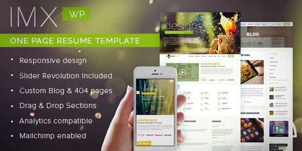 ThemeForest IMX Responsive CV Resume Personal Portfolio WordPress Theme 9024324 ThemeForest IMX Responsive CV Resume Personal Portfolio WordPress Theme 9024324