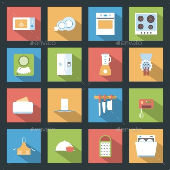 GraphicRiver Kitchen Icons 9512284 GraphicRiver Kitchen Icons 9512284