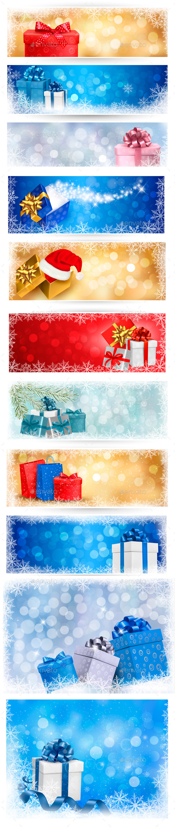 GraphicRiver Christmas Backgrounds and Banners Bundle 9475313 GraphicRiver Christmas Backgrounds and Banners Bundle 9475313