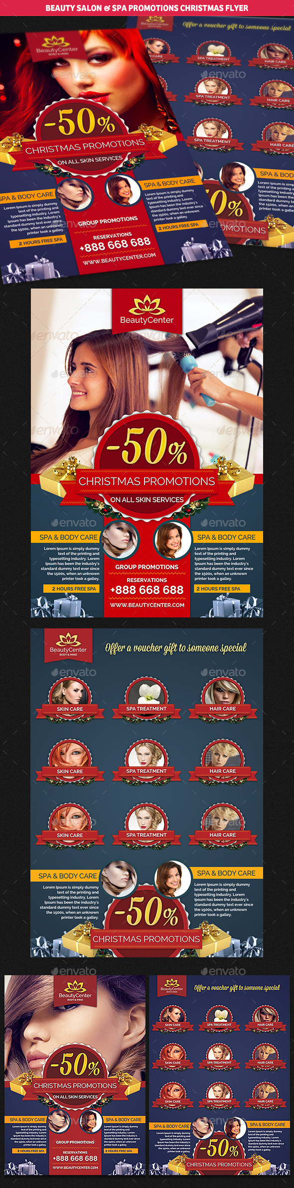 GraphicRiver Beauty Center & Spa Christmas Promotions Flyer 9467837 GraphicRiver Beauty Center & Spa Christmas Promotions Flyer 9467837