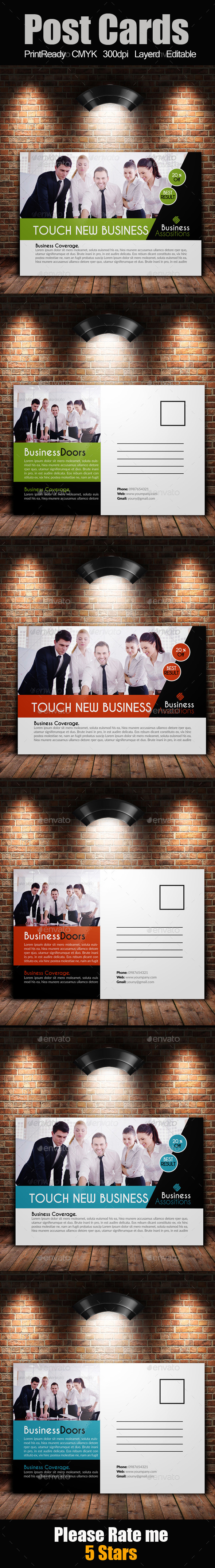 GraphicRiver Multi Use Business Post Cards 9513637 GraphicRiver Multi Use Business Post Cards 9513637