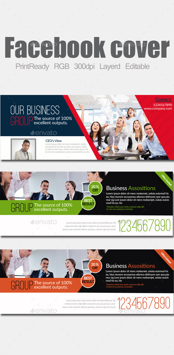 GraphicRiver Multi Use Business Facebook Cover 9513731 GraphicRiver Multi Use Business Facebook Cover 9513731