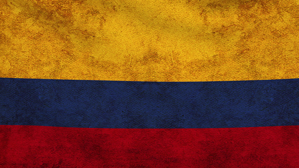 Colombia Flag 2 Pack Grunge and Retro Colombia Flag 2 Pack Grunge and Retro