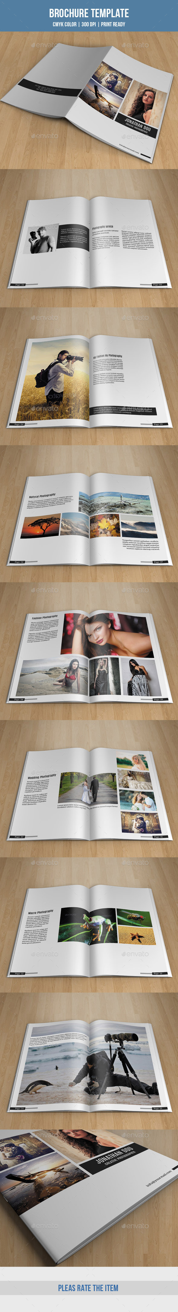 GraphicRiver Minimal Photography Brochure-V156 9464949 GraphicRiver Minimal Photography Brochure-V156 9464949